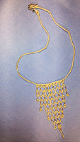 Golden necklace & headpiece